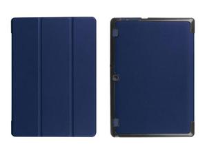 ETUI SKÓRZANE LENOVO TAB2 A10-30F - Granatowy