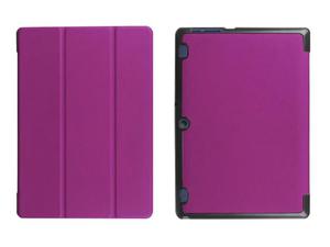 ETUI SKRZANE LENOVO TAB2 A10-30F - Fioletowy - 2838744993