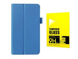 Etui STAND COVER Huawei Media Pad T1 7.0 Niebieski +Szko - Niebieski - 2846797098