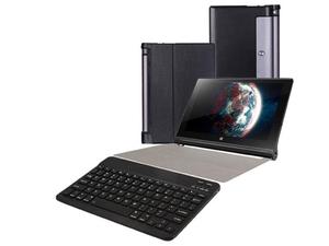 Etui smart cover Lenovo Yoga Tab 3 10 X50 czarne +klawiatura - Czarny - 2848028267