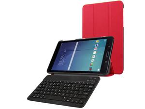 Etui book cover Samsung Galaxy Tab E 9.6 Czerwone +klawiatura - Czerwony - 2847757837