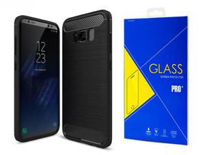 Etui Samsung Galaxy S8+ Plus Armor Case Czarne +szko - Czarny - 2850918665