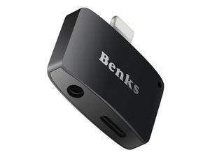 Adapter Benks 2w1 Lightning + AUX mini Jack - 2851951433