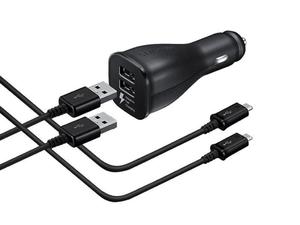 adowarka samochodowa samsung 2xusb EP-LN920 + 2x Kabel ECC1DU4BBE - Czarny - 2855034547