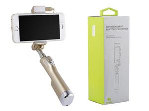 Benks uchwyt selfie stick bluetooth power bank champagne gold - 2855034548