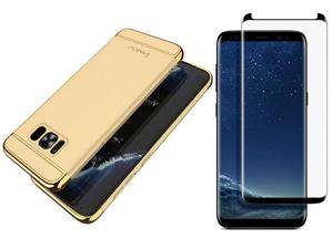 Etui iPaky case 3w1 Galaxy S8 zoty + 3D Szko Mocolo - Zoty - 2856557084