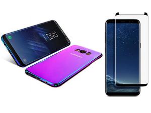 Etui floveme ombre galaxy S8 fioletowe + 3D Szko Mocolo - Fioletowy - 2856557088