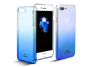 Etui floveme ombre Apple iPhone 7/8 Plus niebieskie + Szko - 2857027923