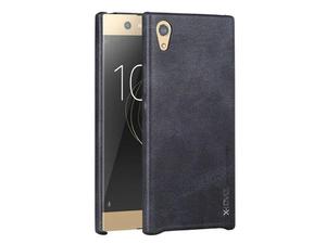 Eleganckie etui x-level vintage Sony Xperia XA1 czarne - Czarny - 2857851393