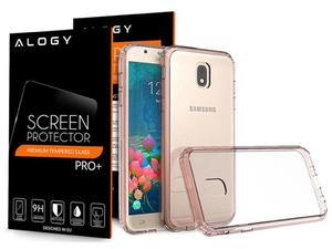 Etui Alogy Samsung Galaxy J5 2017 rowe z silikonow ramk + Szko - Rowy - 2857996668