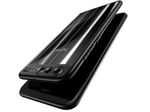 Etui Huawei Honor 9 przezroczyste z czarn ramk - Czarny - 2858254369