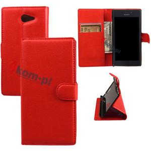 Etui z funkcj portfela do Sony Xperia M2 - Czerwony