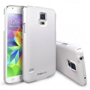 Oryginalne etui Ringke Slim Samsung Galaxy S5 Dot Pearl White - Biay