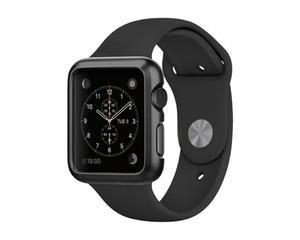 Smooth Black Oryginalne Etui Spigen Thin Fit do Apple Watch 42mm - Czarny - 2825179605