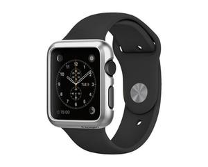 Satin Silver Oryginalne Etui Spigen Thin Fit do Apple Watch 42mm - Srebrny - 2825179606