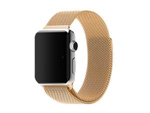 Pasek Milanese Loop pleciony z magnetycznym zapiciem Apple Watch 42 mm Zoty - Zoty - 2825179902