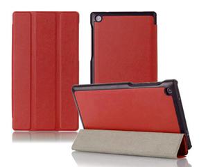 Etui skrzane PU " Book Cover" Lenovo Tab 2 A7-30H - Czerwony - 2825179999