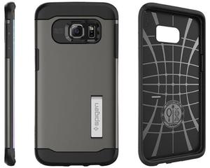 ETUI SPIGEN SGP SLIM ARMOR DO SAMSUNG GALAXY S6 EDGE PLUS GUNMETAL - Szary - 2825180052