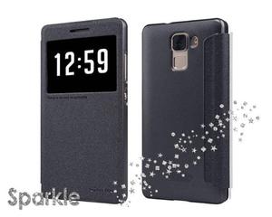 Etui Nillkin Sparkle Huawei Honor 7 Czarne - Czarny - 2825180626