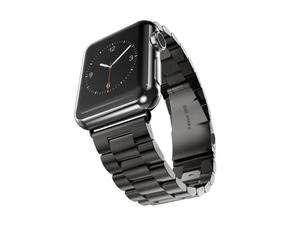 Pasek bransoleta stal nierdzewna do Apple Watch 38 mm - Czarny - 2825180659