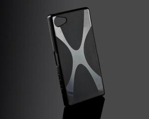 Etui X-SHAPE do SAMSUNG Galaxy Sony Xperia Z5 Compact Mini - Czarny - 2855897599