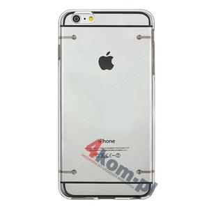 ETUI Przezroczyste z silikonowym rantem do iPhone 6 - Czarny - 2825177960