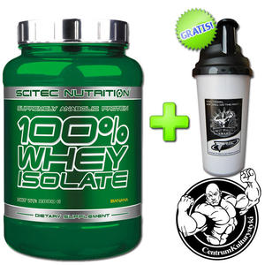 Scitec 100% Whey Isolate 2000g + Shaker 700 ml Gratis! - 2823552341