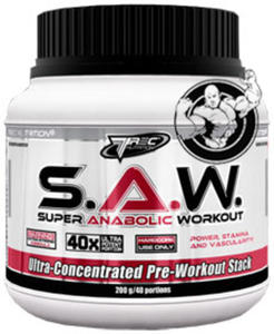 S.A.W. Super Anabolic Workout 200g (SAW), Trec Nutrition - 2823552604