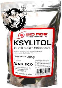 Ksylitol Fiski Cukier Brzozowy 2100 g. - Bio Age Pharmacy - 2823552607