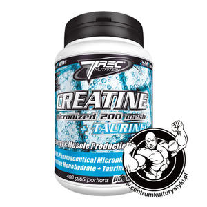 Creatine Micronized 200 mesh + Taurine 400 g. Monohydrat kreatyny Trec Nutrition - 2823551807