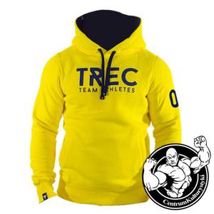 Bluza z kapturem TW Hoodie 020 Lemon - Trec Wear - 2823552892