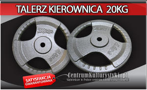 Obcienie eliwne "kierownica" 20 kg / 29 mm - Platinum Fitness - 2823551965