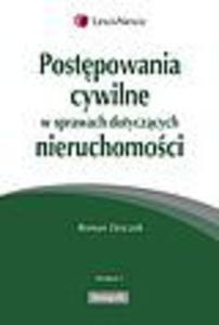 Postpowania cywilne w sprawach dotyczcych nieruchomociami - 2829393941