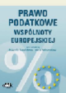 Prawo podatkowe Wspólnoty Europejskiej