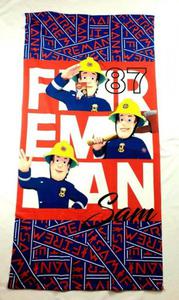 Rcznik kpielowy Fireman Sam Straak Sam 68x137cm - 2855856196