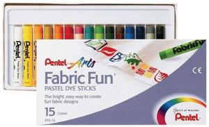 Pentel Fabric Fun pastele do tkanin x15 - 2833463947