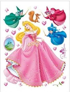 Naklejki Dua Naklejka Disney Princess AURORA Ksiniczka - 2861362292
