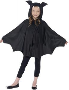 STRJ SKRZYDA NIETOPERZA CZARNA PELERYNA HALLOWEEN KIDS M/L - 2871863269