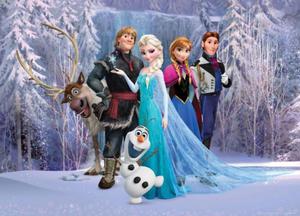 Fototapeta Kraina Lodu 160x110cm Disney Frozen - 2869315136