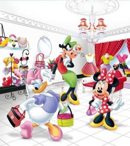 Fototapeta Myszka Mini 180x202cm Minnie Mouse Disney - 2861363023