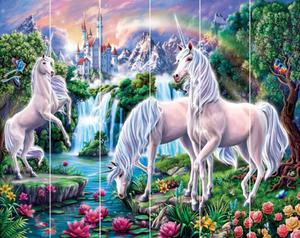 Tapeta 3D UNICORN Paradise Jednoroce - 2871384157