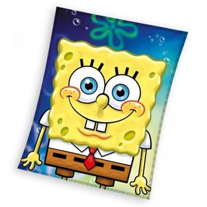 Pled Koc Kocyk polarowy Spongebob Kanciastoporty Pan Gbka 110x140cm - 2872490651