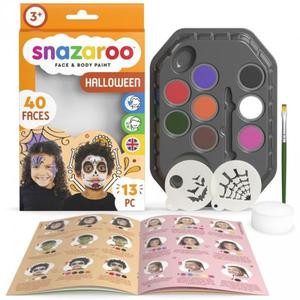 Zestaw farb do malowania twarzy SNAZAROO PRO Halloween NEW - 2879452912