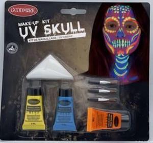 Zestaw farb do twarzy i ciaa UV Skull v.2 - 2875075804