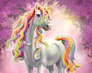 Tapeta 3D UNICORN Jednoroce new - 2875941320