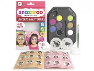 Zestaw farb do malowania twarzy SNAZAROO UNICORNS - 2881004496