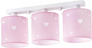 Lampa sufitowa Sweet Dreams Pink Serduszka Dalber listwa - 2878415342