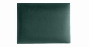 Panel dekoracyjny aksamitny prostoktny 40x30 cm, kolor turkusowa ziele - 2858963903