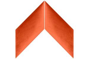 Panel cienny jodeka 45 stopni, kolor pomaraczowy 2x30x60 - 2858964099