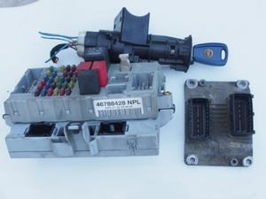 komplet komputer, centralka, stacyjka, kluczyk, BSI Fiat Punto 2 1,2 16V Bosch 0261206981 Fiat...